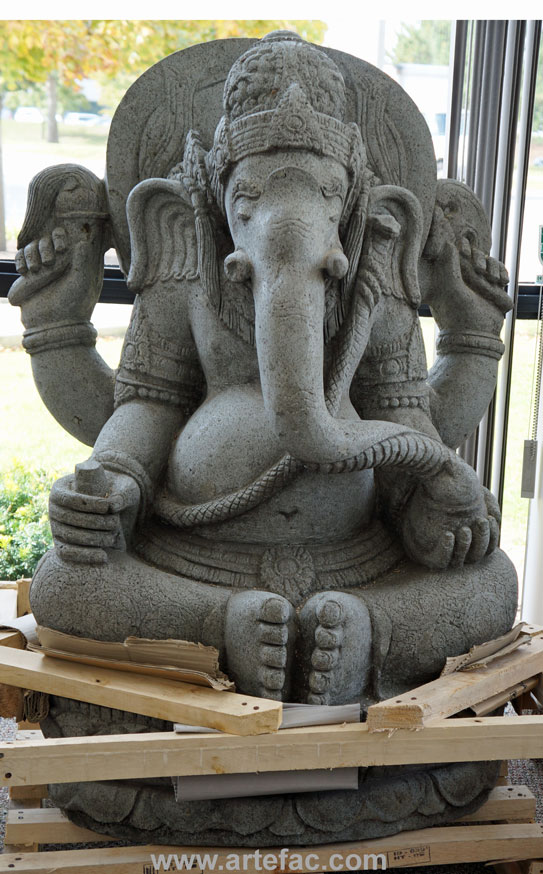 Large Ganesha Stone Statue