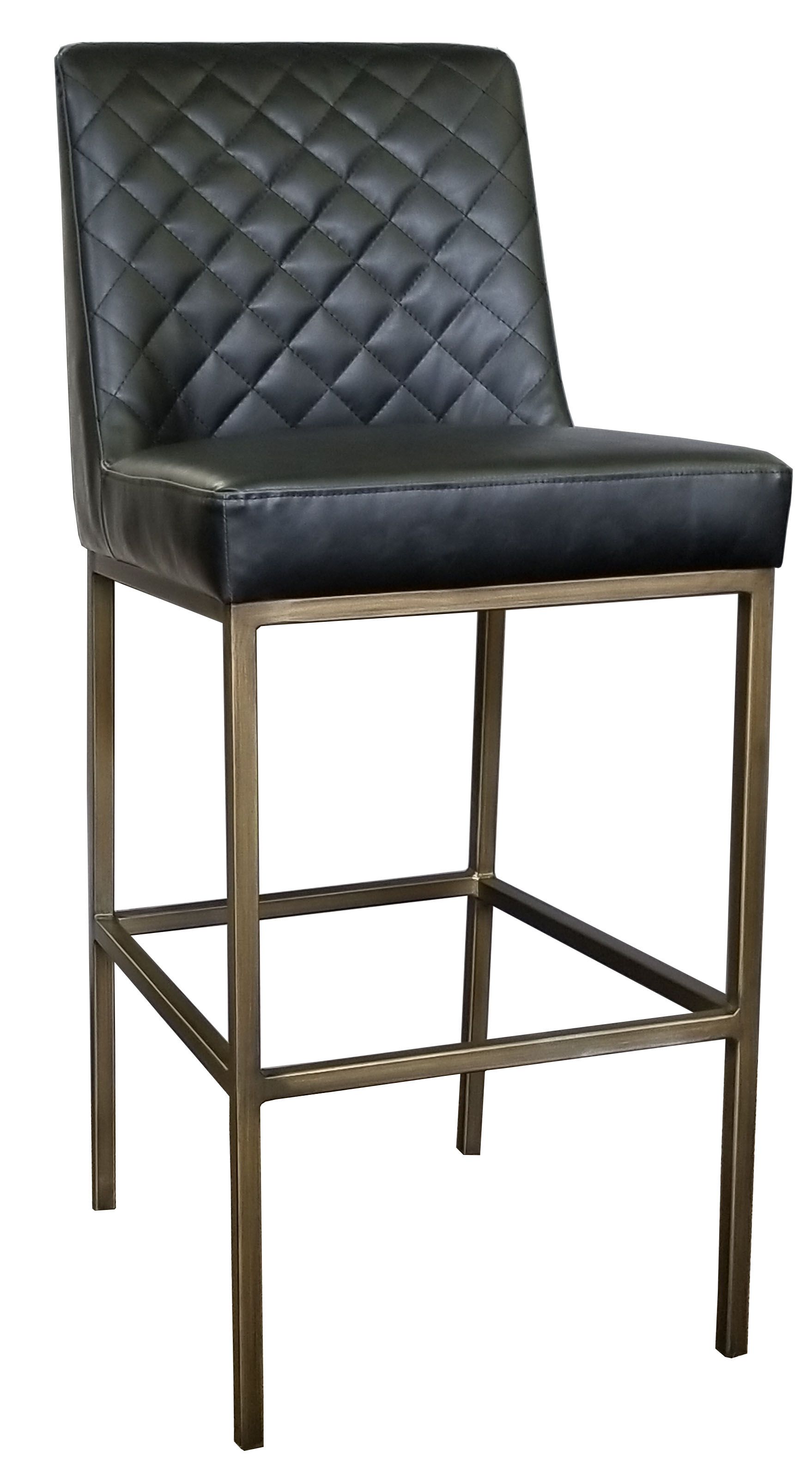 Black Leather Bar Stool, Black Leather Bar Stools With Arms