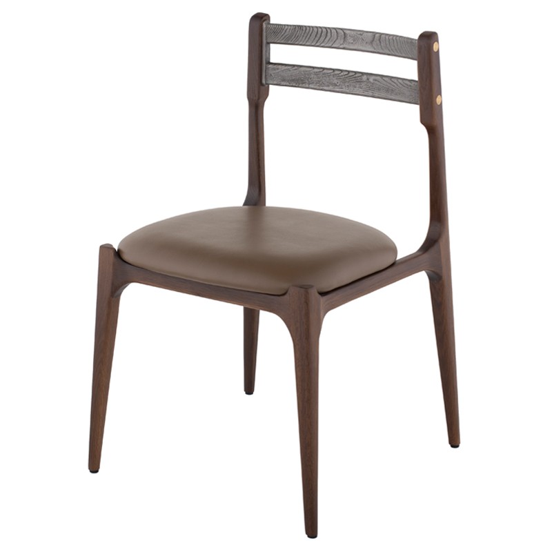 Leather Dining Chair W Birch Wood Frame, Wooden Dining Room Chairs Manufacturers Usa