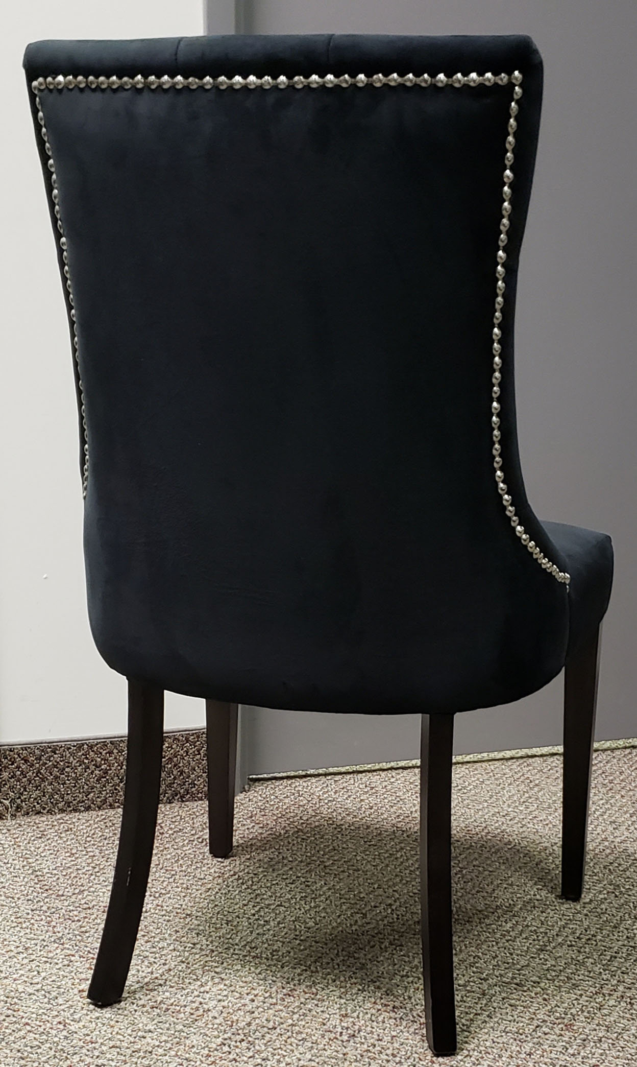 Leather Parson, Dining Room & Kitchen Chairs :: Black Velvet Dining ...
