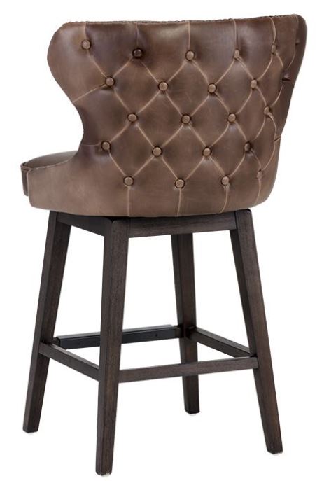 Bar Stools Kitchen Counter, Brown Leather Counter Stools With Backs