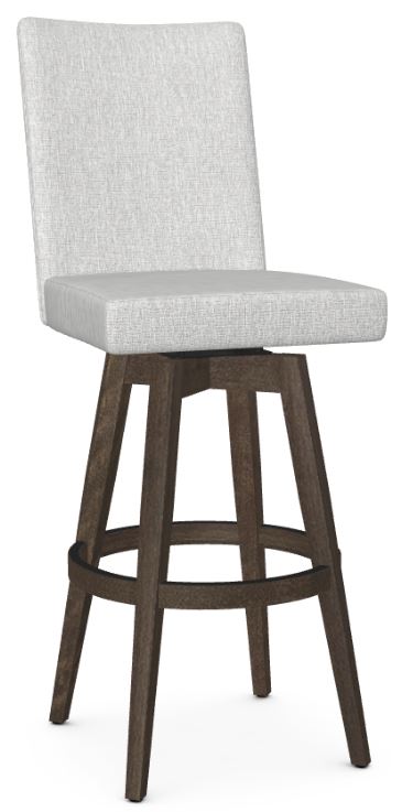Swivel Bar Counter Stool In Wood Frame, What Is The Size Of A Counter Height Bar Stool