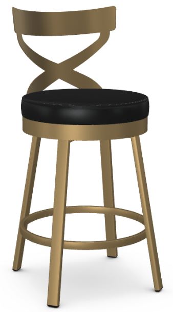 Bar Stools Kitchen Counter, Black And Gold Leather Counter Stools