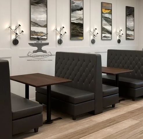 Restaurant Furniture :: Booths For Restaurant, Discount Restaurant Booths,  Custom Booth Seating, Upholstered Restaurant Booths, Fixed Seating -  ARTeFAC USA