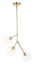 RN-506 3-Bulb Pendant In Polished Gold
