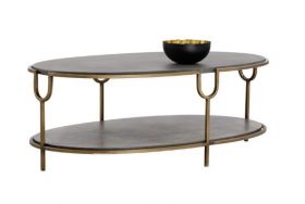 SR-102156 Antique Brass Coffee Table