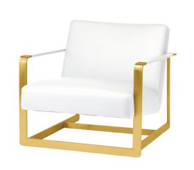 RE-HGDJ922 Lounge Chair With Gun Metal Frame