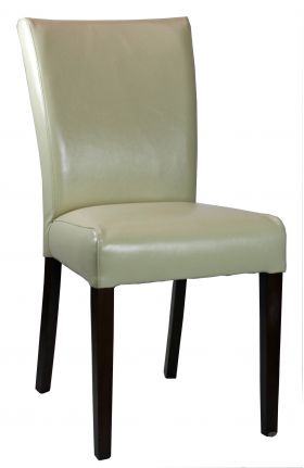 Cream Low Back fabric Dining Room Chair in Neutral Linen R-3260