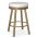 Matching backless stool AC-42442 in White Seat